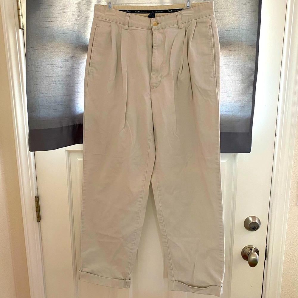 Vintage 80s/90s Ralph Lauren polo chino khaki pants 32x30 size